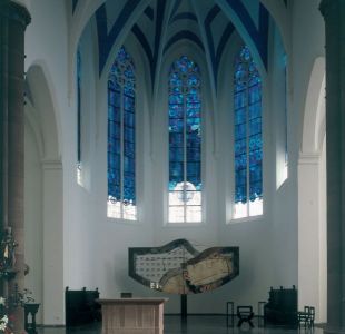 Broichweiden, St. Lucia - Fenster Mosaik Deckenmalerei - LUDWIG SCHAFFRATH